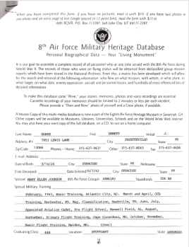 Burns Documents (8th AF History) #10