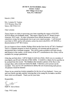 Records Letter (Morse) #5