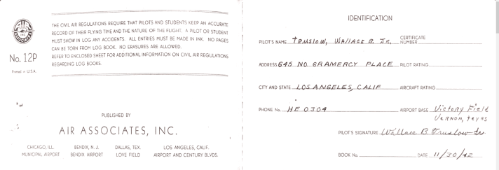 Wally's Account of Service #11