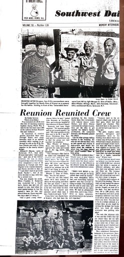 Crew Letter (Newspaper Article) #9